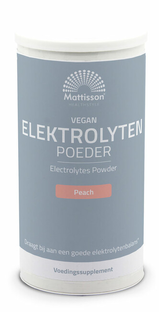 Mattisson HealthStyle Vegan Elektrolyten Poeder Peach 300GR 