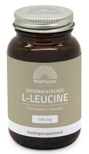 Mattisson HealthStyle Gefermenteerde L-Leucine 500mg Capsules 60CP 