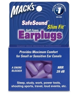 Macks Safesound Slim Fit Earplugs 10PR 