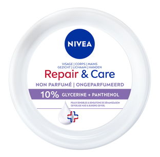 Nivea Repair & Care Ongeparfumeerd Bodycrème - 10% Glycerine + Panthenol 400ML 