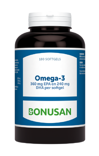 Bonusan Omega-3 360mg EPA 240mg DHA Softgels 180SG 