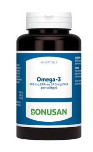 Bonusan Omega-3 360mg EPA 240mg DHA Softgels 90SG 