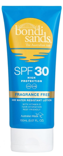 Bondi Sands SPF30 High Protection Fragrance Free Water Resistant Lotion 150ML