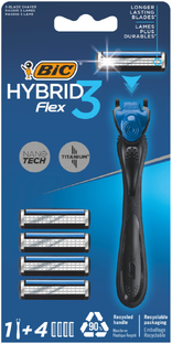 Bic Hybrid Flex 3 - Scheermes set 1ST 