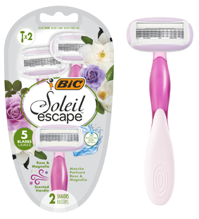 Bic Soleil Escape Rose Magnolia Scheermesjes 2ST 