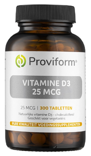 Proviform Vitamine D3 25mcg Tabletten 300TB 