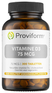 Proviform Vitamine D3 75mcg Tabletten 300TB 