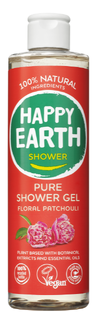 Happy Earth 100% Natural Shower Gel Floral Patchouli 300ML 