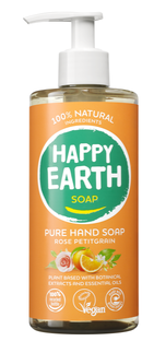 Happy Earth Pure Hand Soap Rose Petitgrain 300ML