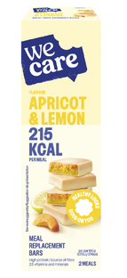 WeCare Meal Replacement Bars Apricot & Lemon 116GR