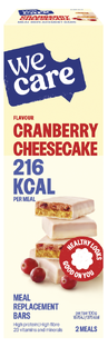WeCare Cranberry Cheesecake Meal Replacement Bars 116GR