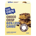 WeCare Low Carb Choco Crisp Bars 150GR