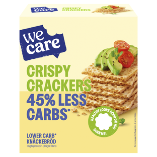 WeCare Lower Carb Crispy Crackers 100GR 