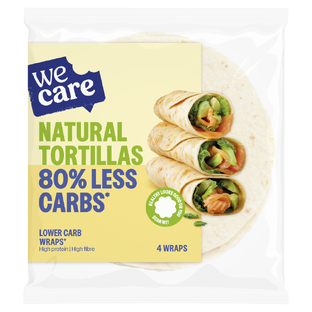 WeCare Low Carb Natural Tortillas 160GR 