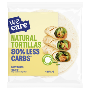 WeCare Low Carb Natural Tortillas 160GR