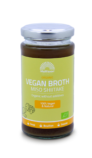 Mattisson HealthStyle Vegan Broth Miso Shiitake Bouillon 240ML 