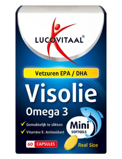 Lucovitaal Visolie Omega 3 Mini Softgels 60SG 