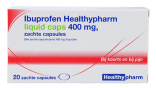 Healthypharm Ibuprofen 400mg Liquid Caps 20CP 