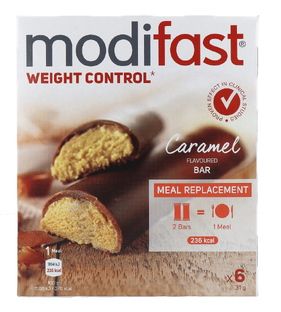 Modifast Weight Control Reep Caramel 6ST 