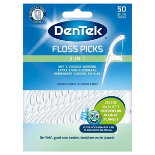 DenTek Floss Picks 3-in-1 50ST 