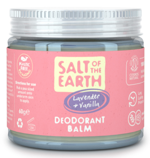 Salt Of The Earth Lavender + Vanilla Deodorant Balm 60GR 