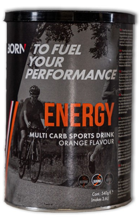 Born Energy Multi Carb Sports Drink Orange - Gratis Bidon 540GR 