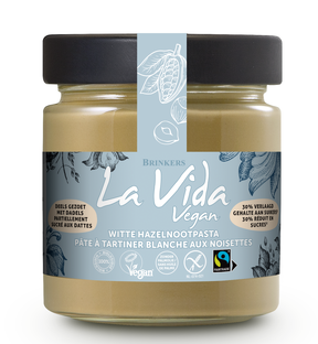 La Vida Vegan Witte Hazelnootpasta 200GR 