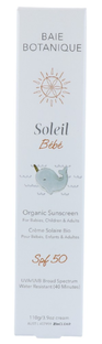 Baie Botanique Soleil Bebe Organic Sunscreen SPF50 110GR