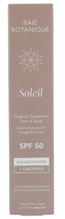Baie Botanique Soleil Organic Sunscreen Face & Body 110GR