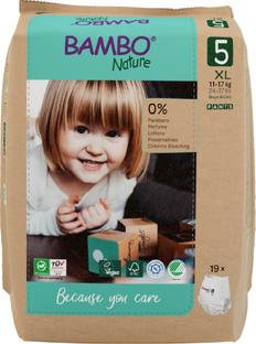 Bambo Nature Maat 5 Luiers XL 19ST 