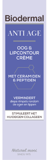 Biodermal Anti Age Oog & Lipcontour Crème 15ML