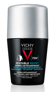 Vichy Homme 72H Invisible Resist Detranspirant 0% Alcohol 50ML 