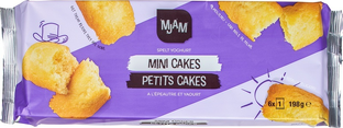Mjam Mini Cakes Naturel 198GR