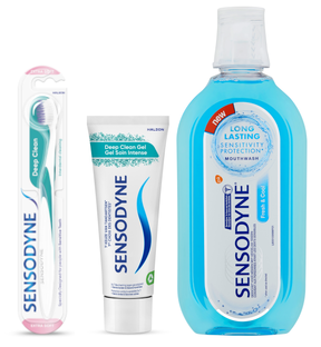 Sensodyne Deep Clean Bundel 3ST 