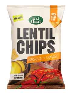Eat Real Lentil Chips Chilli & Lemon 40GR