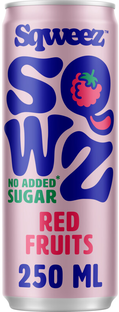 SQWZ Sqweez Red Fruits No Added Sugar 250ML 