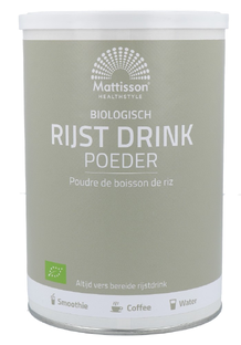 Mattisson HealthStyle Biologische Rijstdrink Poeder 500GR