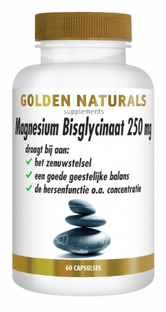 Golden Naturals Magnesium Bisglynaat 250mg Capsules 60VCP 