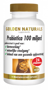 Golden Naturals Probiotica 100 Miljard Capsules 14VCP 