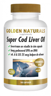 Golden Naturals Super Cod Liver Oil Capsules 180SG 