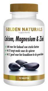 Golden Naturals Calcium, Magnesium & Zink Tabletten 90TB