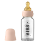 BIBS Glazen Babyfles Complete Set Blush 110 ml 1ST Fles plus dop