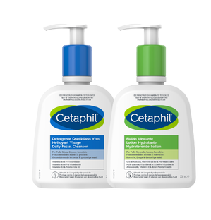 Cetaphil Daily Facial Cleanser + Moisturizing Lotion Combi 2ST