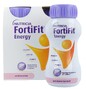 Nutricia Fortifit Energy Aardbei 4ST Verpakking flesjes