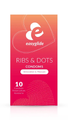 Eros Easyglide Condoom Ribs & Dots 10ST