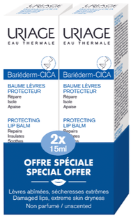 Uriage Bariéderm Cica Lips Protecting Balm Duopack 2ST 