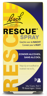 Bach Rescue Nacht Spray Zonder Alcohol 7ML 