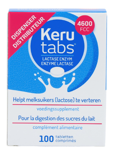 Kerutabs Lactase Enzym 4600 FCC Tabletten 100TB 