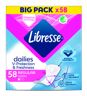 Libresse Regular Inlegkruisjes 58ST 