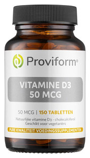 Proviform Vitamine D3 50mcg Tabletten 150TB 